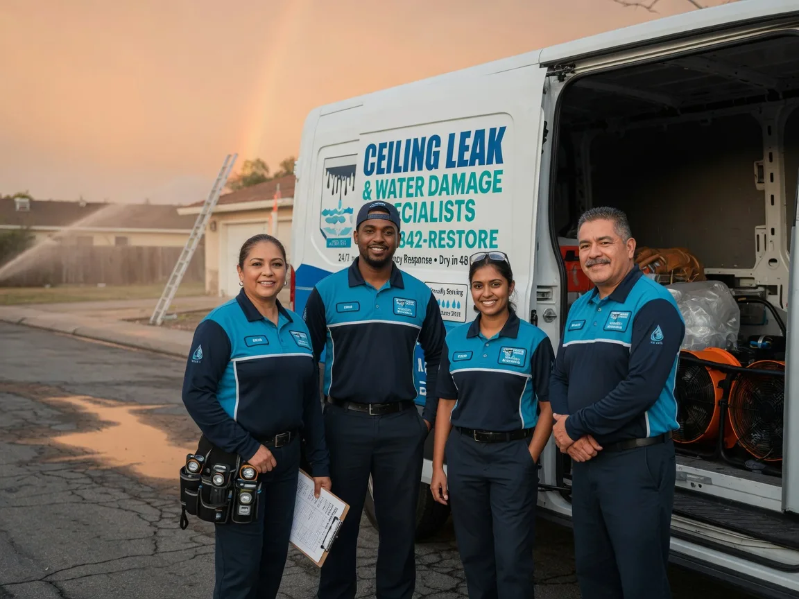 Ceiling Leak Cleanup company in Justice, IL