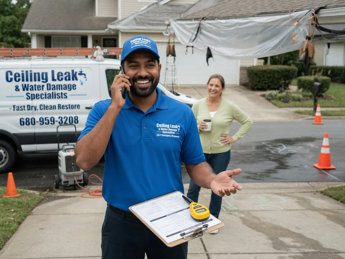 Ceiling Leak Cleanup Justice, IL FAQs